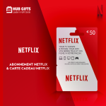 carte Netflix Maroc 50€