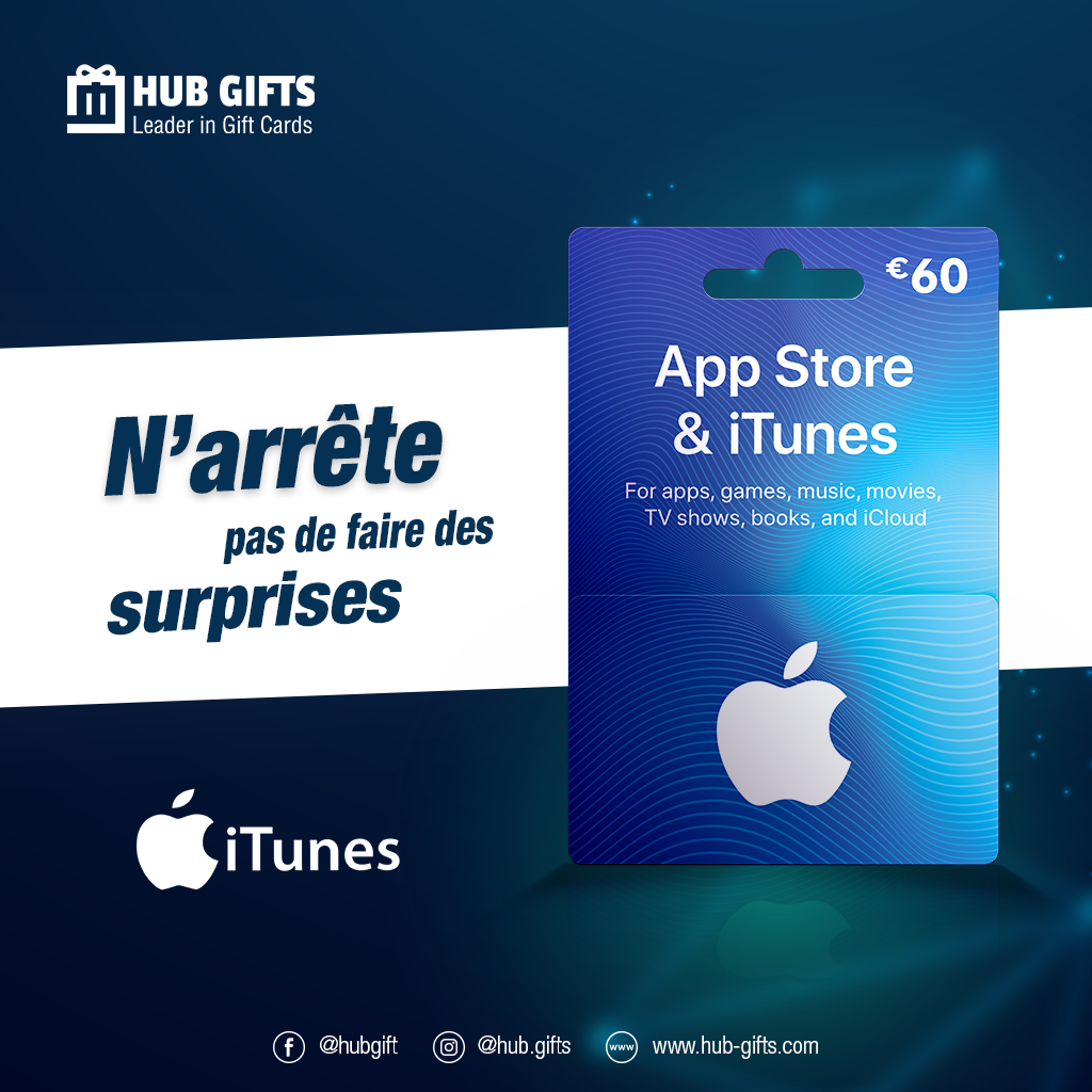 carte itunes 60€